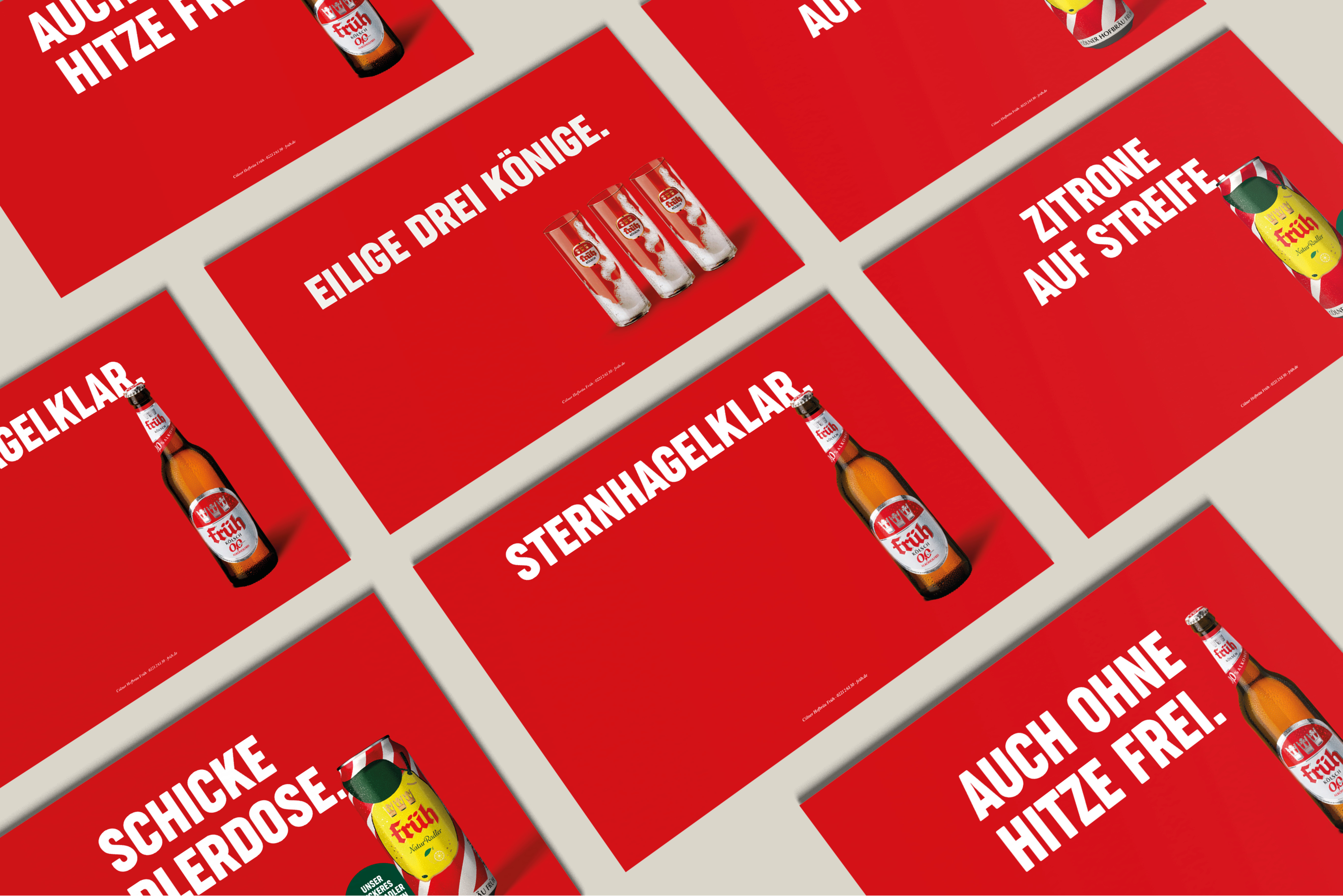 Früh Kölsch Werbekampagne von GOODWILLRUN aus Köln